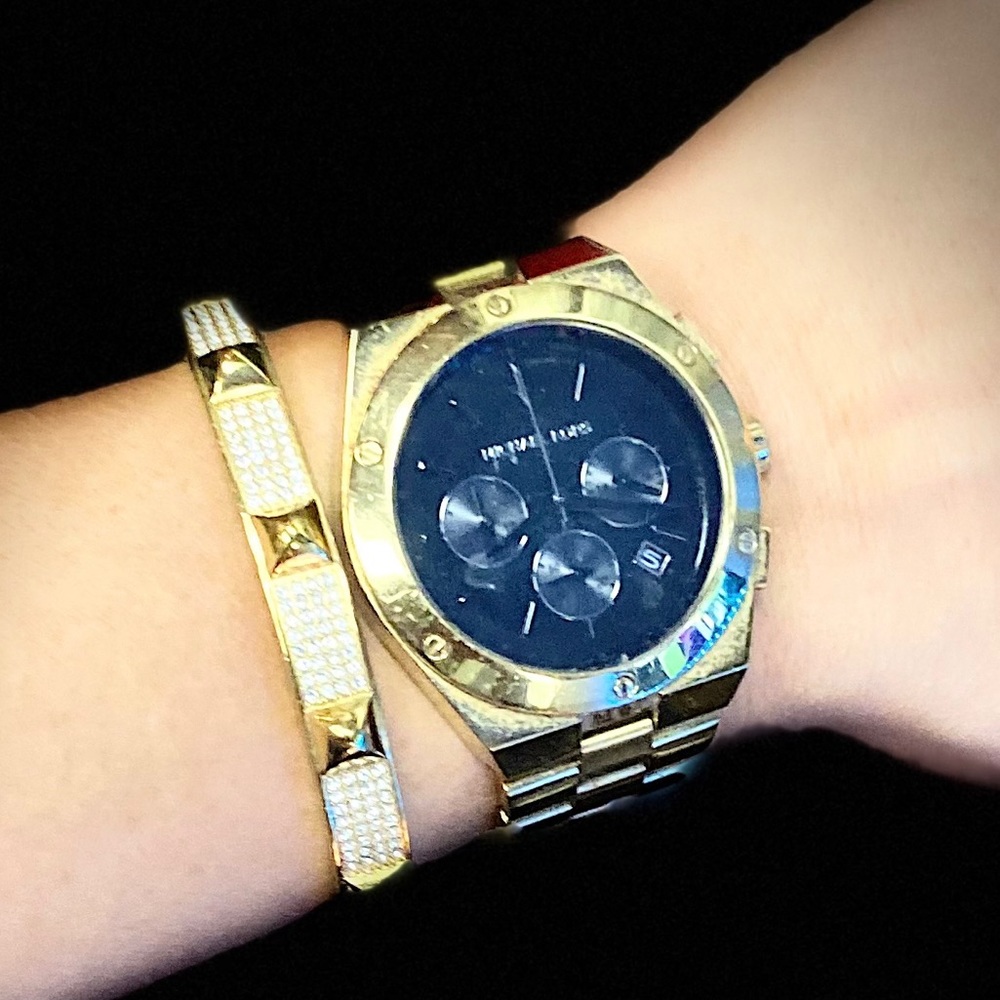 Michael Kors Gold watch - gold bracelet - Picture 2 of 6